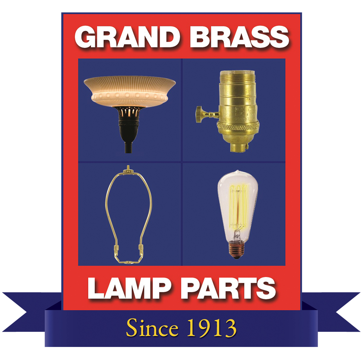 Make-a-Lamp Socket Kit With Brass Flange 